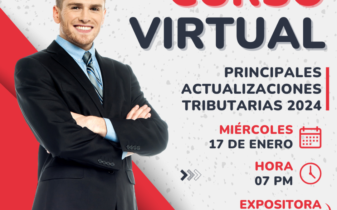 Curso Virtual: Principales Actualizaciones Tributarias 2024